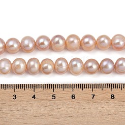 Natural Cultured Freshwater Pearl Beads Strands&nbsp;PEAR-I007-07J-07B