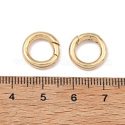 SHEGRACE Brass Spring Gate Rings&nbsp;XGRQ58246-763G