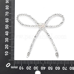 Alloy & Glass Bowknot Chandelier Component Links&nbsp;PALLOY-D360-01I