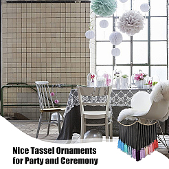 Woolen Yarn Boho Tassel Wall Hanging Ornaments&nbsp;HJEW-WH0071-02