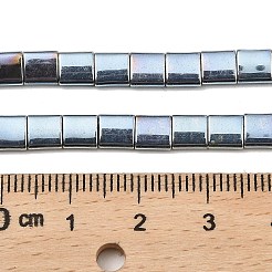 Electroplated Non-magnetic Synthetic Hematite Beads Strands&nbsp;G-G089-B02-10