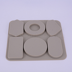 Geometry Silicone Pendant Molds&nbsp;LS-DIY-WH0171-37