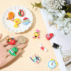 12Pcs 12 Styles Silicone Focal Beads&nbsp;SIL-SC0003-13