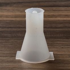シリコンモールド  レジン型  UVレジン用  エポキシ樹脂工芸品作り  コーンリングホルダー  ホワイト  40x44x56mm  内径：31mm&nbsp;SIL-Z007-01B