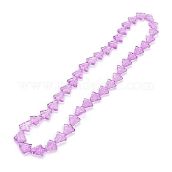 Transparent Glass Bead Strands&nbsp;EGLA-C002-A03