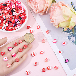 260Pcs 13 Styles Handmade Polymer Clay Beads&nbsp;CLAY-BM0001-01