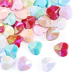 30Pcs UV Plating Opaque Acrylic Beads&nbsp;OACR-TADJ0001-10