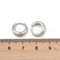 316サージカルステンレスフープピアス  ステンレス鋼色  11.5x12x4.5mm&nbsp;EJEW-C160-06B-P