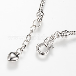 Brass European Style Bracelet Making&nbsp;X-MAK-R011-03P