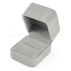 ベルベットのリングボックス  長方形  ピンク  6x5.1x4.5cm&nbsp;CON-TAC0006-10B