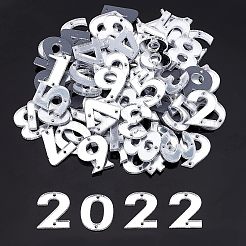 80個 10スタイル アクリル 縫い付けラインストーン  アクリル鏡  二つの穴  衣料品アクセサリー  透明  透明  16mm  8個/スタイル&nbsp;FIND-FG0001-23