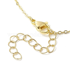 女性用真鍮ネックレスセット  花  ゴールドカラー  14.45~16.81インチ（367~427mm）  3個/セット&nbsp;NJEW-JN04805