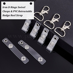 50Pcs Iron D Rings Swivel Clasps&nbsp;DIY-OC0011-38