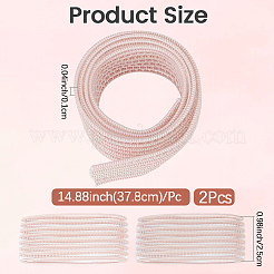 2Pcs Cloth Ballet Pointe Shoes Bands&nbsp;AJEW-CY0002-73B