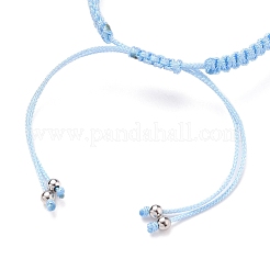 Adjustable Braided Polyester Thread Bracelet Making&nbsp;AJEW-JB00844-01