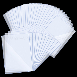 50Pcs Rectangle PVC Rigid Print Protectors&nbsp;AJEW-WA0001-73