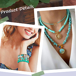 Flat Round Handmade Polymer Clay Beads&nbsp;CLAY-SC0001-58B-01