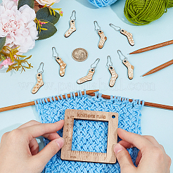 Alloy and  Wooden Sweater Knitting tool&nbsp;AJEW-WH0472-20I
