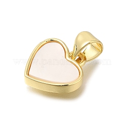 Brass Shell Pendants&nbsp;KK-R002-02G