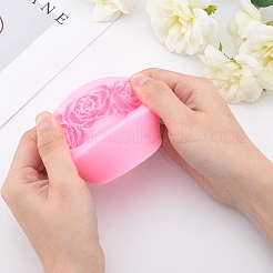 Diy多層ケーキフォンダン金型キット  木製のクラフトスティック入り  プラスチックピペット  ラテックス指サック  プラスチック計量カップ  プラスチックスプーン  ショッキングピンク  70x33mm  内径：43.5x51mm  1 PC&nbsp;DIY-OC0003-45