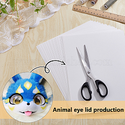 Ppプラスチックシート  長方形  ホワイト  24.8x19.9x0.05cm&nbsp;DIY-WH0430-761A