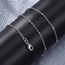 Brass Satellite Chains Necklaces for Women&nbsp;NJEW-D302-61P