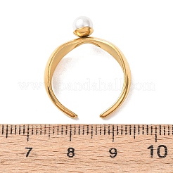 304 Stainless Steel Cuff Open Rings&nbsp;RJEW-C151-02G