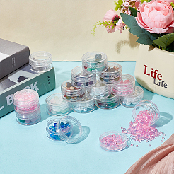 100Pcs Column Plastic Bead Containers&nbsp;CON-BC0008-02A