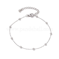 304 Stainless Steel Cable Chains Bracelets&nbsp;BJEW-JB11499-02