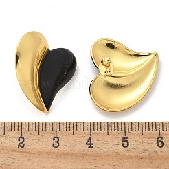 Heart 304 Stainless Steel Stud Earrings&nbsp;LS-EJEW-A130-01G-01