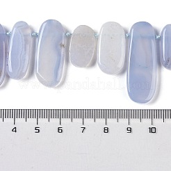 Natural Blue Lace Agate Beads Strands&nbsp;G-H006-B01-01