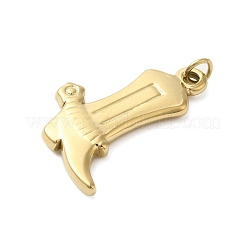 304 Stainless Steel Pendants&nbsp;STAS-U023-03G