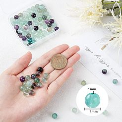 Natural Fluorite Beads&nbsp;G-OC0001-75