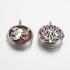 Synthetic Goldstone Pendants&nbsp;G-G910-D06