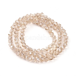 Electroplate Glass Beads Strands&nbsp;EGLA-L018-B