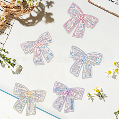 40Pcs 5 Colors Polyester with Mesh Embroidered Cloth Sew on Patches&nbsp;PATC-CY0001-35