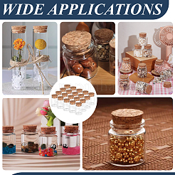 Glass Cork Bottles Ornament&nbsp;DIY-WH0430-987B