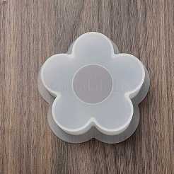 DIYシリコンモールド  レジン型  花  ホワイト  78x80x26mm  内径：56.5x66.5mm&nbsp;SIMO-S005-02A