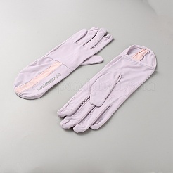 アウトドア用ポリエステル手袋  日焼け防止手袋  ライラック  280x120x5mm&nbsp;AJEW-WH20020-190A