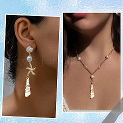 銅とアクリルとプラスチックのペンダント24個（2色）  巻き貝の形  ミックスカラー  38.5x11x12~14mm  穴：3mm  12個/カラー&nbsp;FIND-SC0020-01