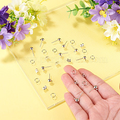 20Pcs Brass Ball Post Stud Earring Findings&nbsp;FIND-TA0011-06P
