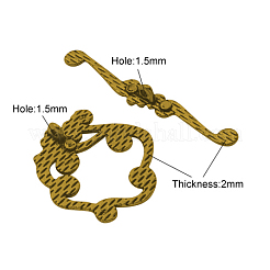Alloy Toggle Clasps&nbsp;PALLOY-2152-AG-NR