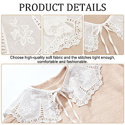 Polyester Computerized Embroidery Collar&nbsp;AJEW-WH0250-78