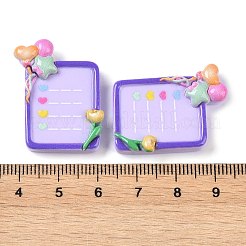 Opaque Resin Decoden Cabochons&nbsp;CRES-O002-01D