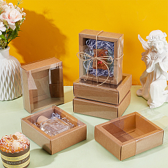 Rectangle Kraft Paper Drawer Boxes&nbsp;CON-WH0089-119A