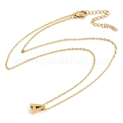 Ion Plating(IP) 304 Stainless Steel Pendant Necklaces&nbsp;NJEW-R050-01G-01