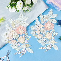 Lace Embroidery Sewing Fiber&nbsp;PATC-WH20021-001C