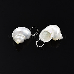 Natural Spiral Shell Pendants&nbsp;SHEL-N036-11