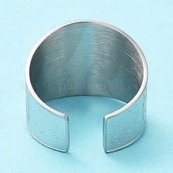 ステンレス鋼リング  プラチナ  10~18mm  内径：20mm&nbsp;RJEW-I099-01P