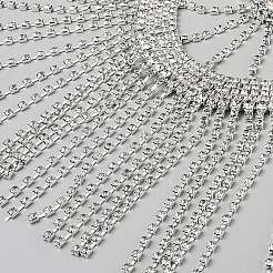 Bohemian Rhinestone Mesh Headpiece Cap&nbsp;AJEW-WH20017-83S